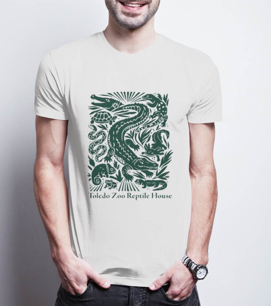 Toledo Zoo Reptile House Alligator Snake Turtle Lizard T-Shirt