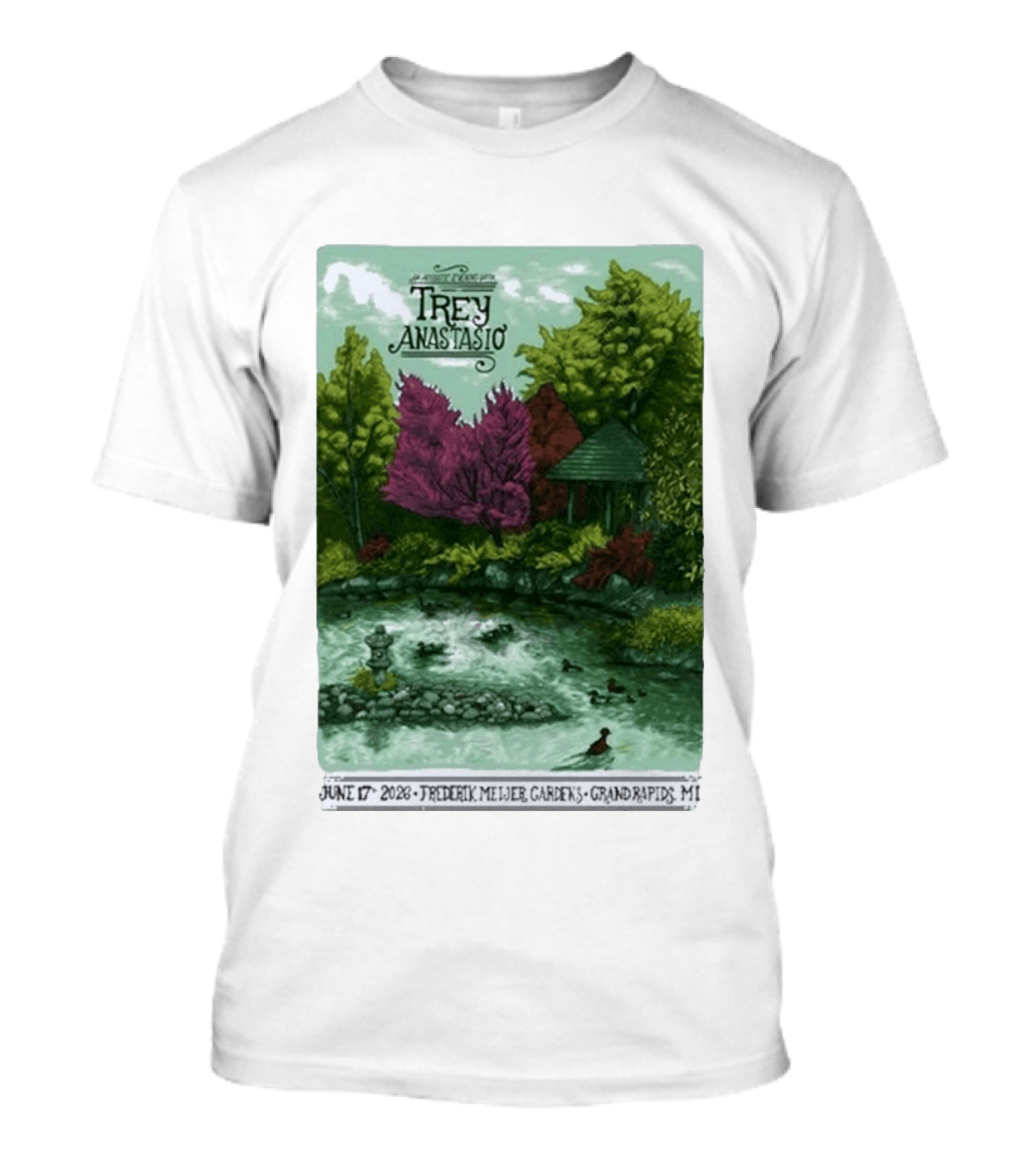 Trey Anastasio June 17 2026 Frederik Meijer Gardens Grand Rapids MI T-Shirt