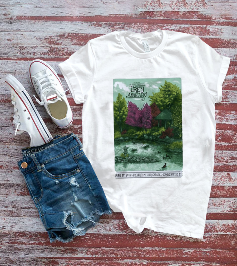 Trey Anastasio June 17 2026 Frederik Meijer Gardens Grand Rapids MI T-Shirt