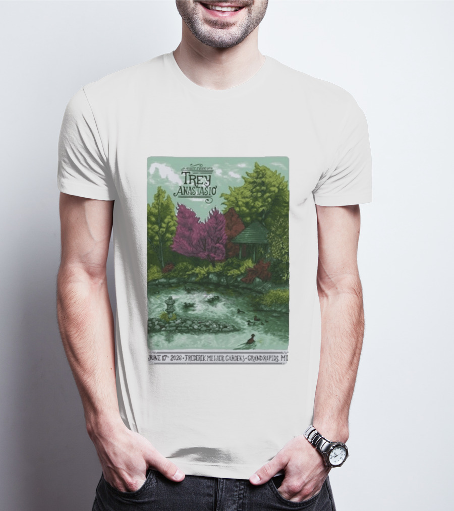 Trey Anastasio June 17 2026 Frederik Meijer Gardens Grand Rapids MI T-Shirt