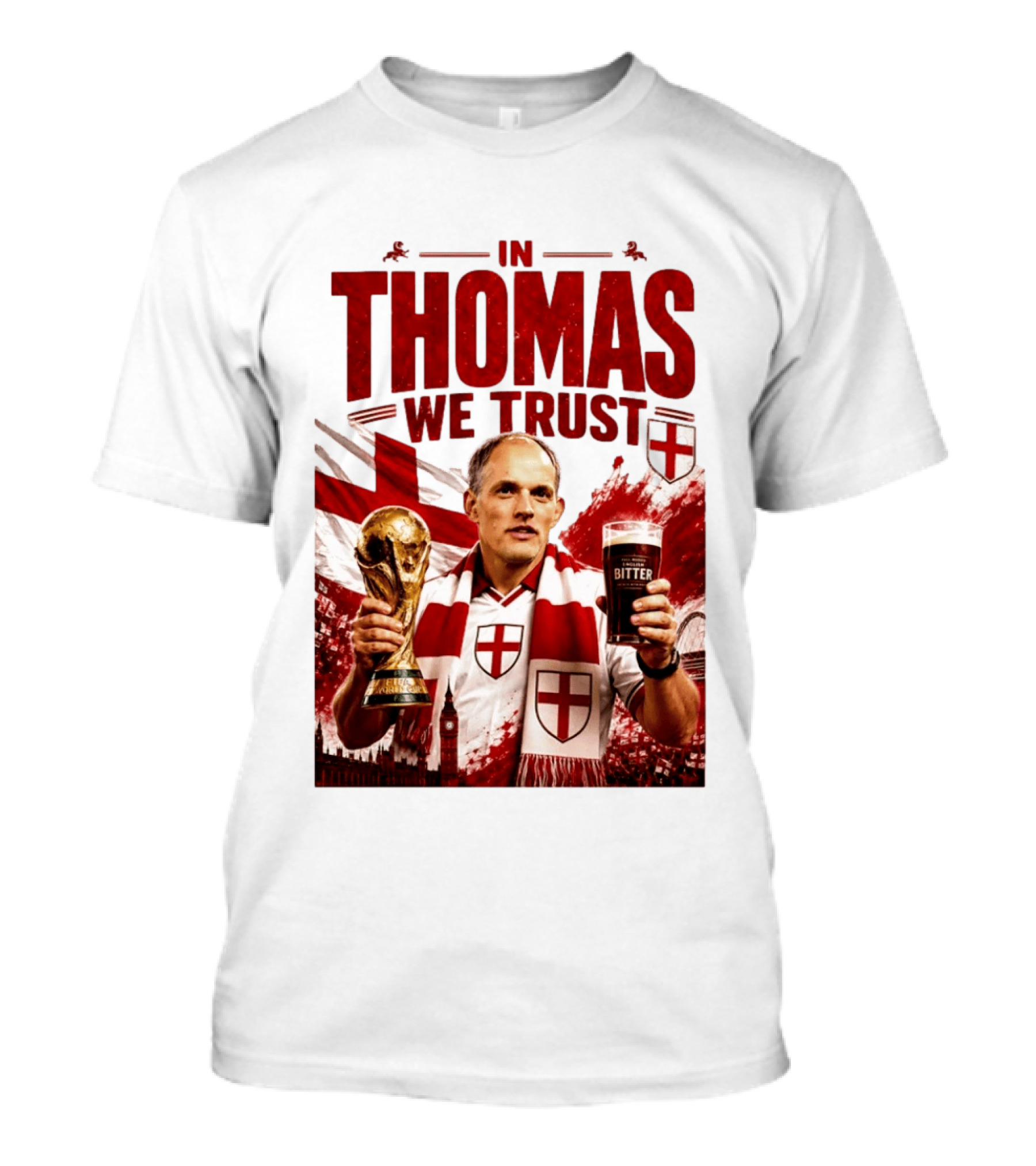 England Football Trust In Thomas Tuchel Champions Victory T-Shirt