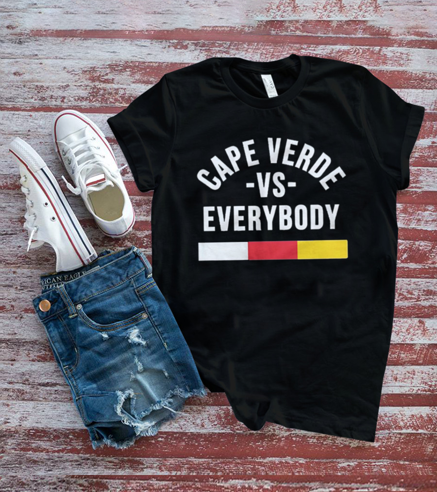 Cape Verde Vs Everybody African Nations Flag T-Shirt