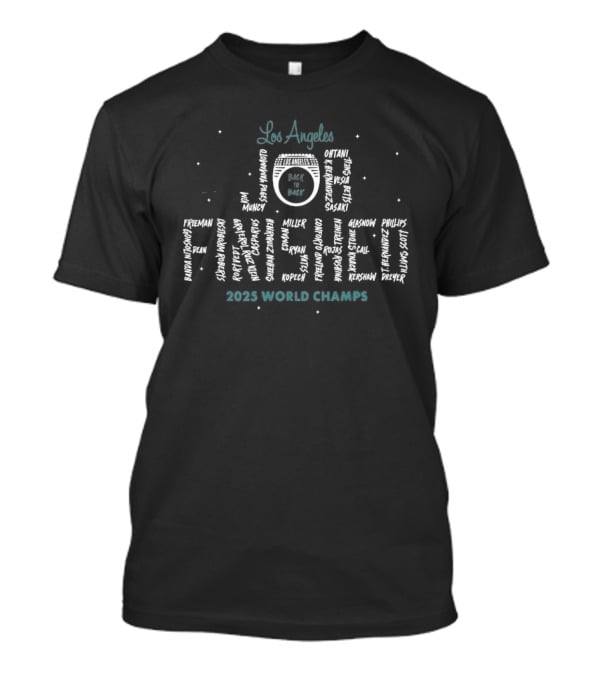 Los Angeles Job Finished 2025 World Champs T-Shirt