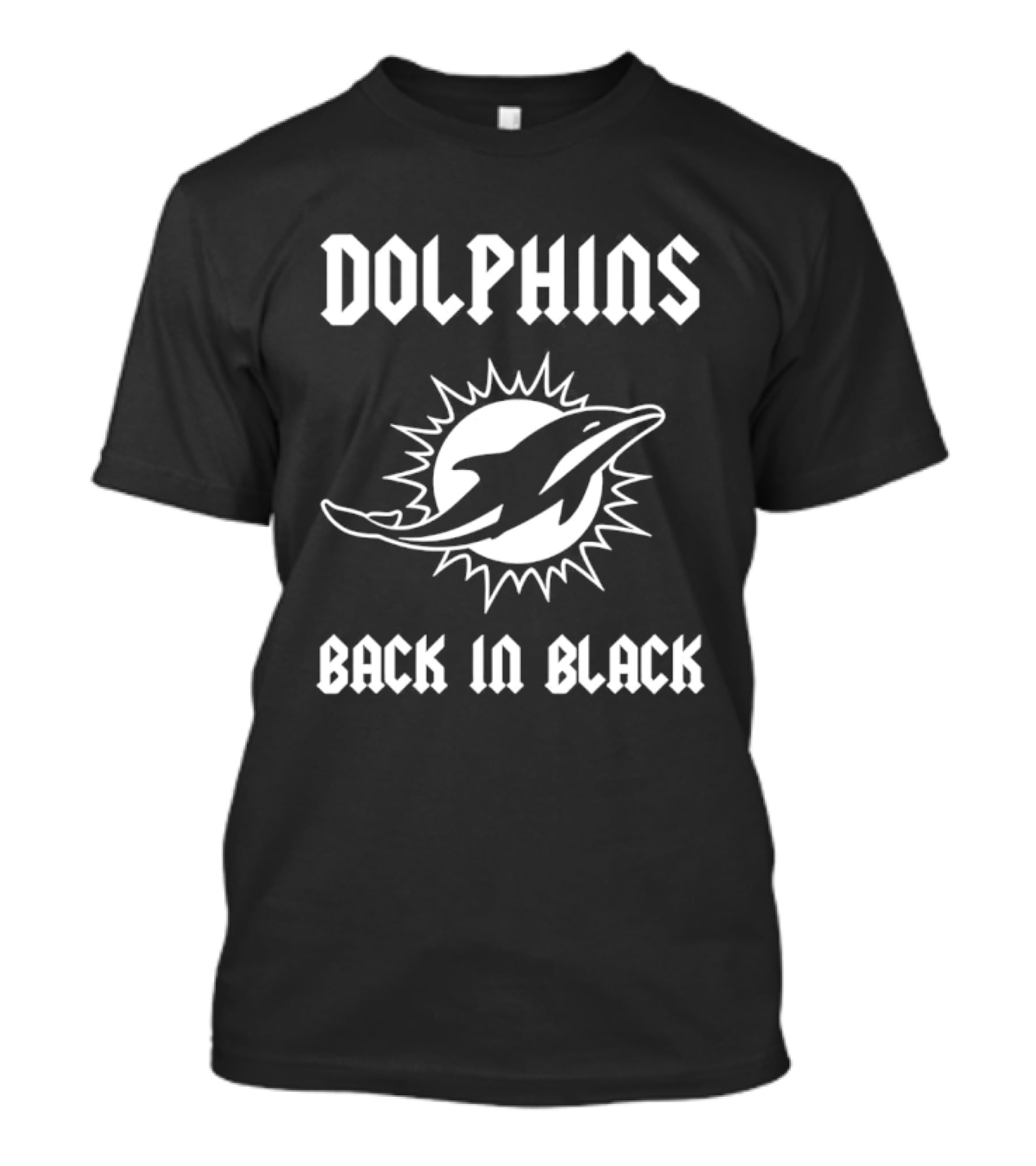 Dolphins Back In Black Miami Sports Team T-Shirt