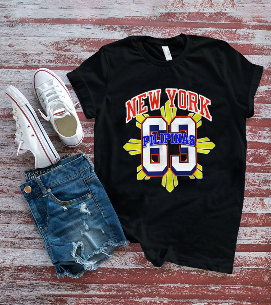 New York Pilipinas 63 Sunburst NBA Basketball 2026 T-Shirt