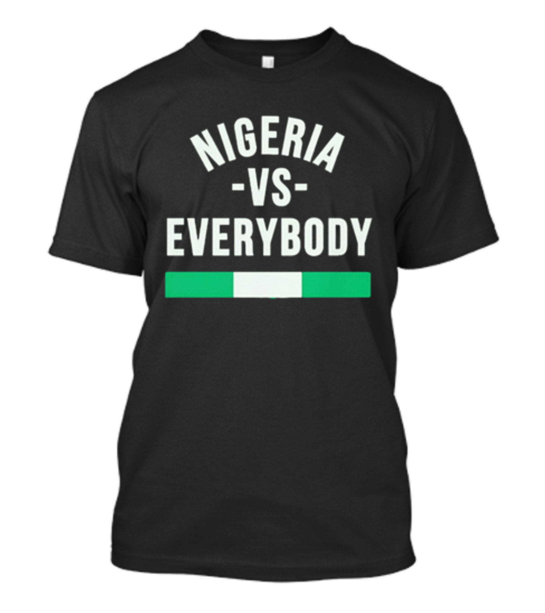 Nigeria Vs Everybody Naija Pride Nigerian Flag T-Shirt