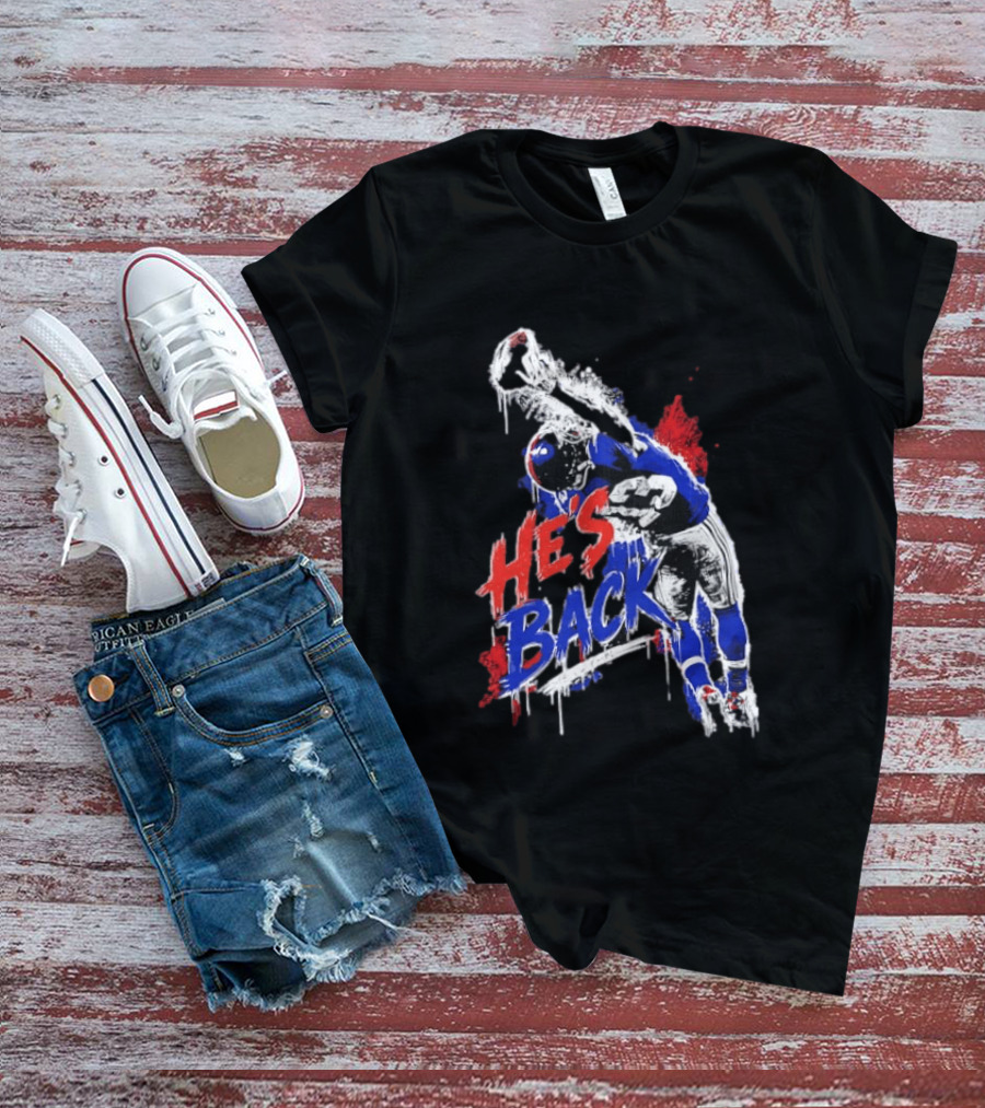 Odell Beckham Jr. He's Back 13 New York Giants Iconic Catch T-Shirt