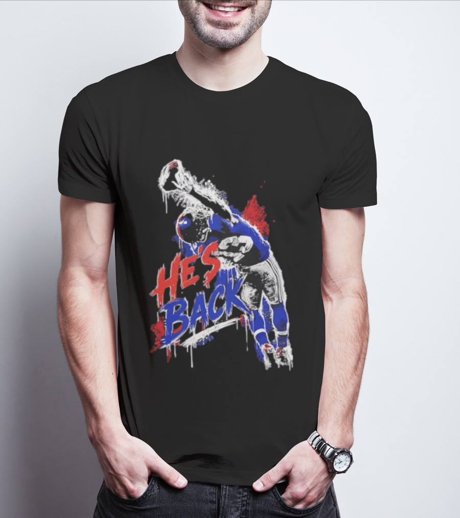 Odell Beckham Jr. He's Back 13 New York Giants Iconic Catch T-Shirt
