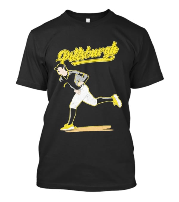 Pittsburgh Pirates Kent Tekulve Pitching Iconic Style Retro Baseball T-Shirt