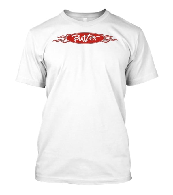 Butter Goods Flare Red Oval Label T-Shirt