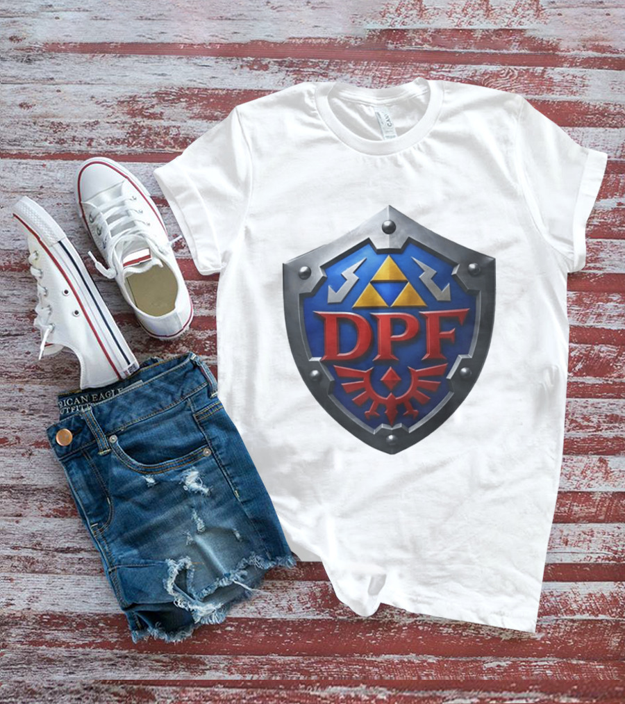 DPF Crest Shield Hylian Gamer Zelda TriForce T-Shirt