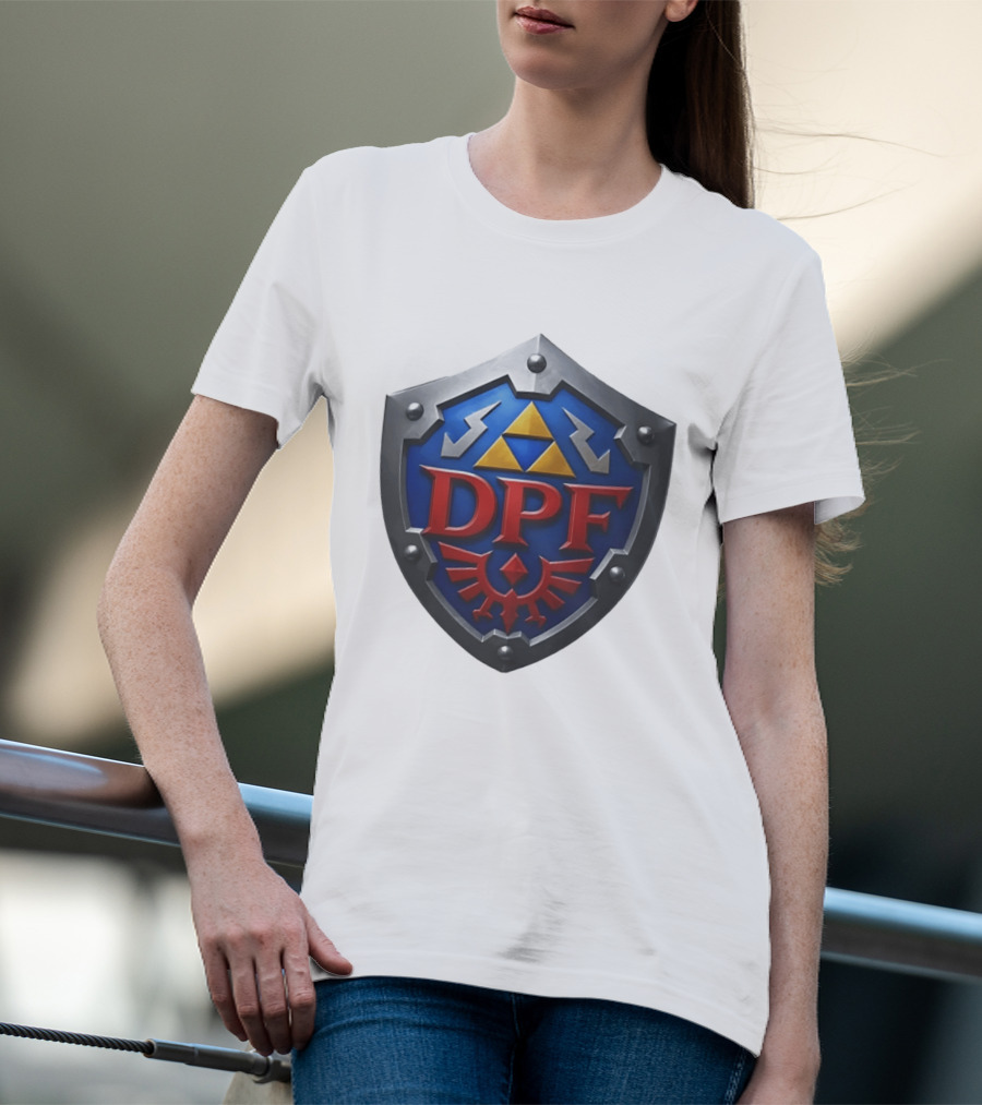DPF Crest Shield Hylian Gamer Zelda TriForce T-Shirt
