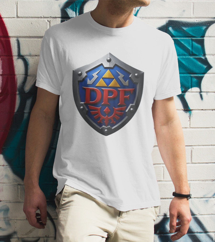 DPF Crest Shield Hylian Gamer Zelda TriForce T-Shirt