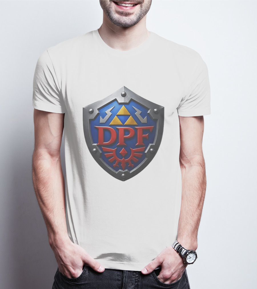 DPF Crest Shield Hylian Gamer Zelda TriForce T-Shirt