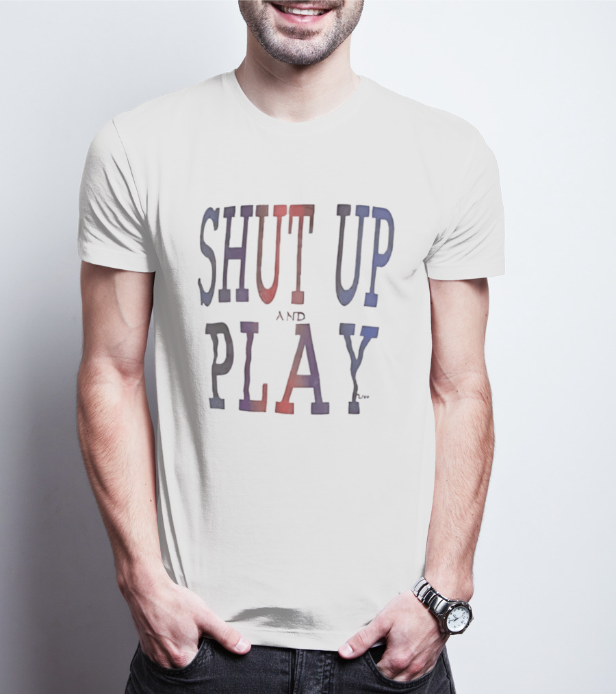 Mark Grace Shut Up And Play Chicago Cubs T-Shirt