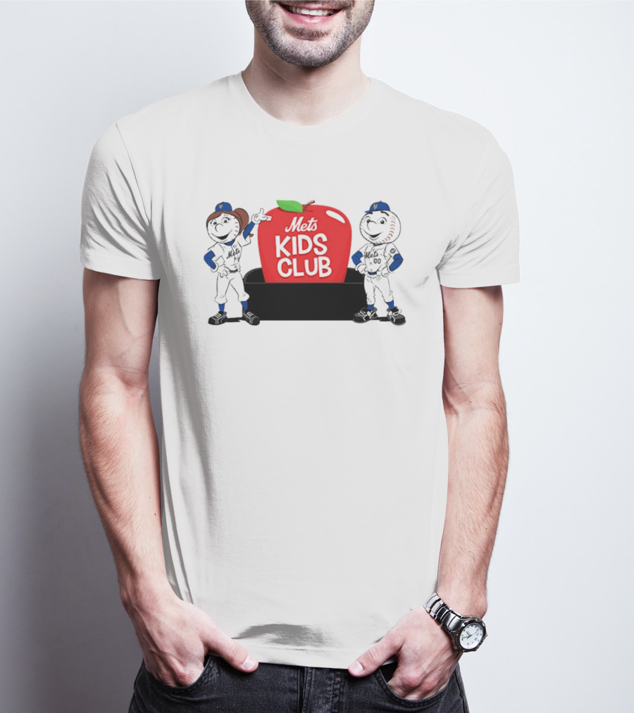Mr And Mrs Met Kids Club New York Mets T-Shirt