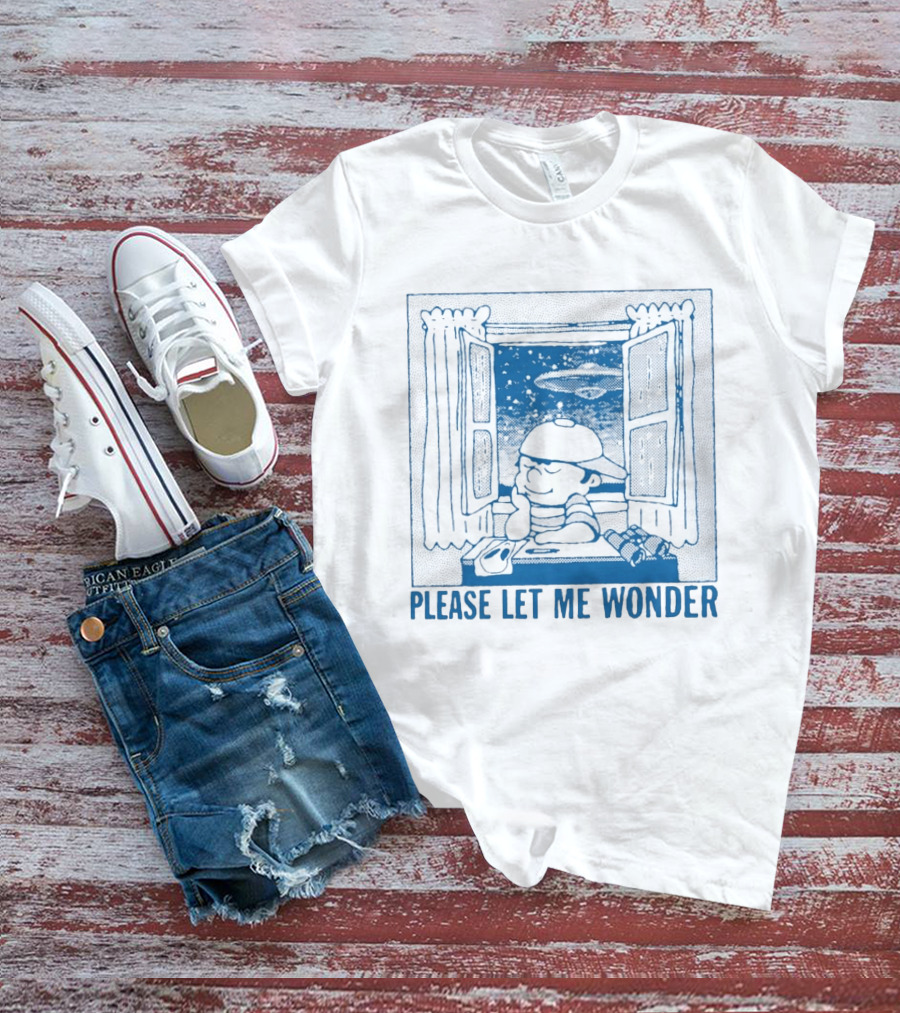 EarthBound Mother 2 Ness Please Let Me Wonder UFO Window Scene T-Shirt