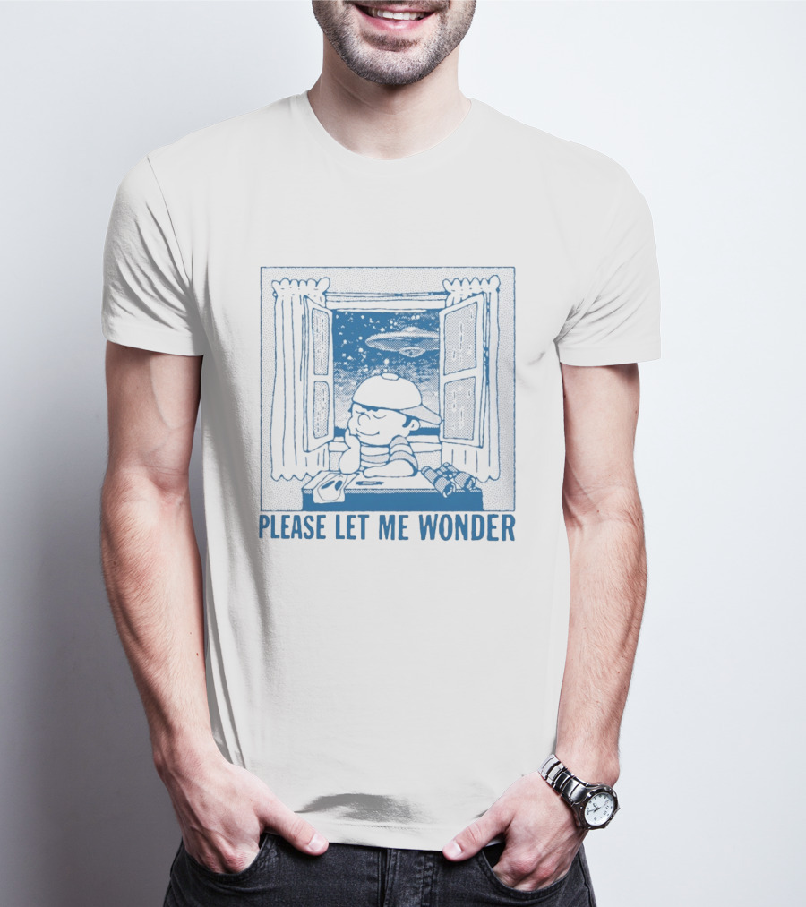 EarthBound Mother 2 Ness Please Let Me Wonder UFO Window Scene T-Shirt