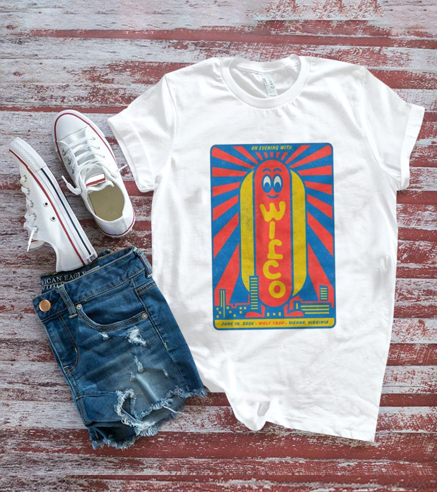An Evening With Wilco June 18 2026 Wolf Trap Vienna Virginia T-Shirt