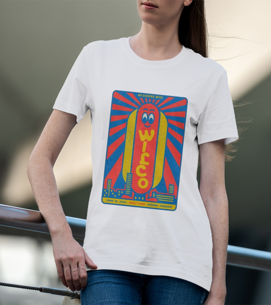 An Evening With Wilco June 18 2026 Wolf Trap Vienna Virginia T-Shirt