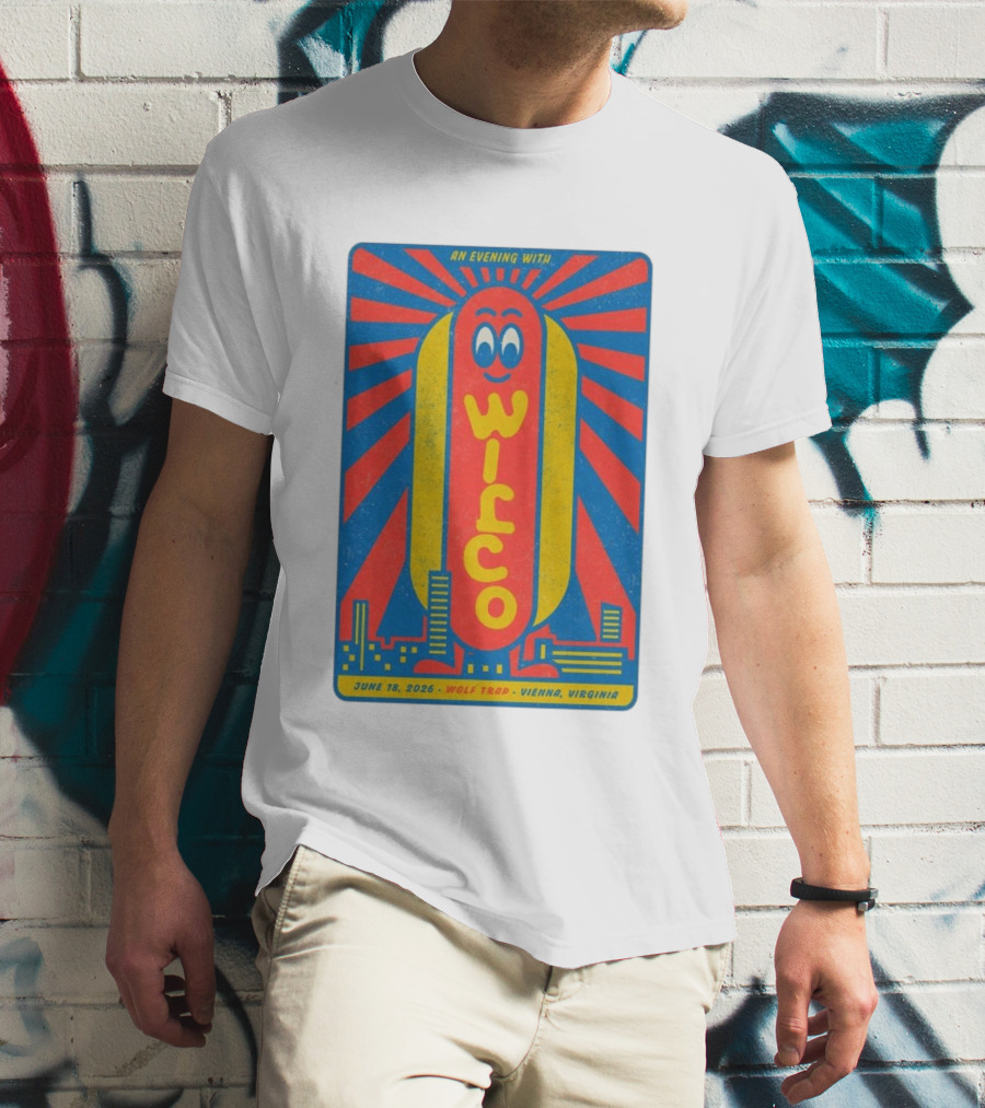 An Evening With Wilco June 18 2026 Wolf Trap Vienna Virginia T-Shirt