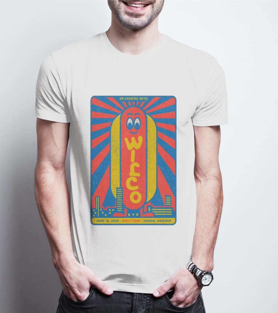 An Evening With Wilco June 18 2026 Wolf Trap Vienna Virginia T-Shirt