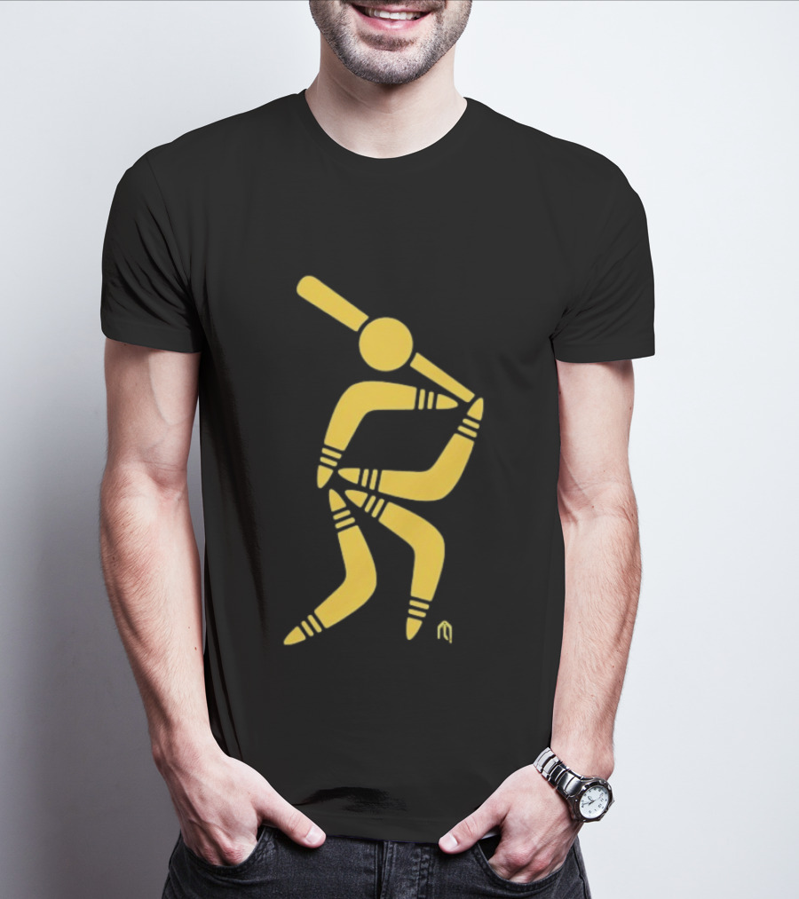 Aussie Baseball Players Boomerang T-Shirt