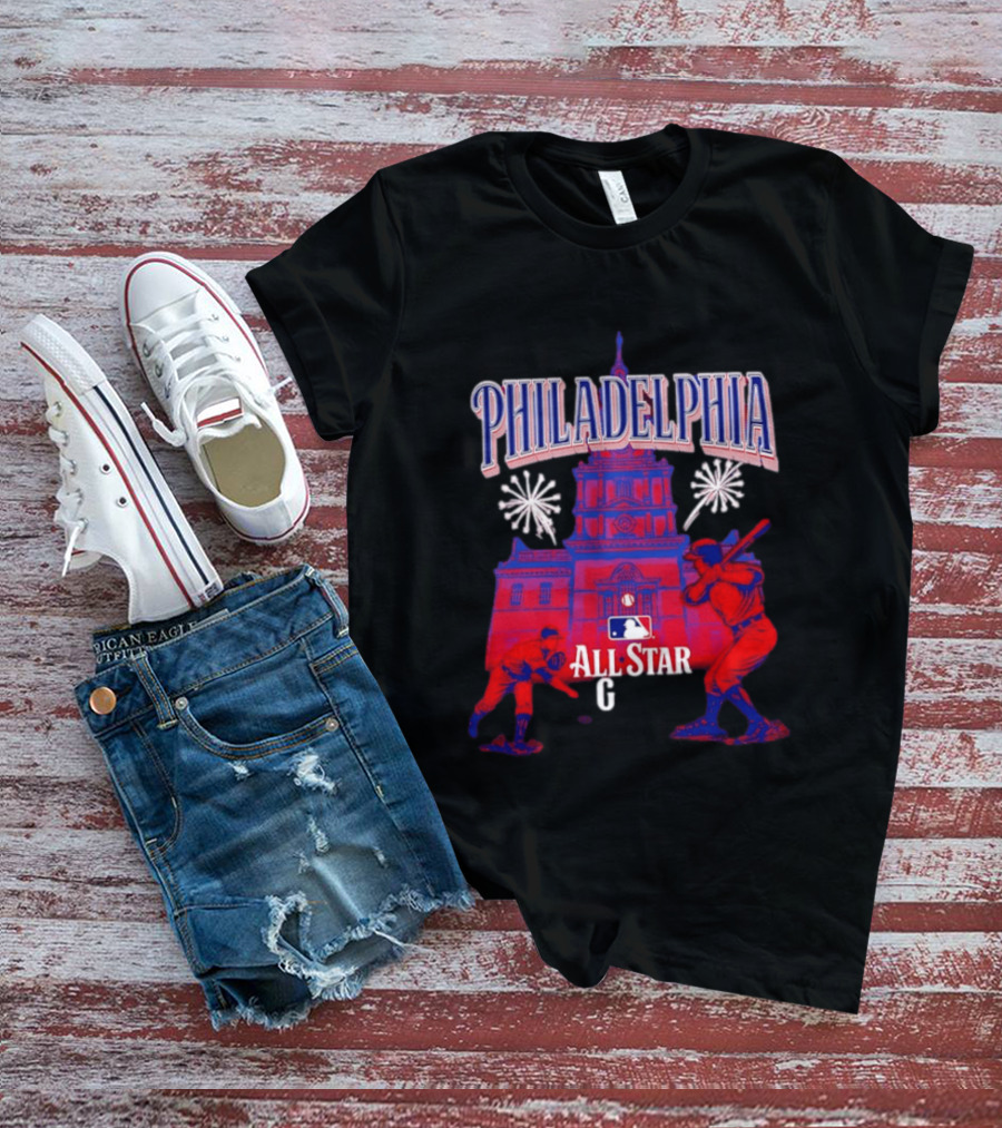 Philadelphia MLB All Star Game 2026 Independence Hall Baseball T-Shirt