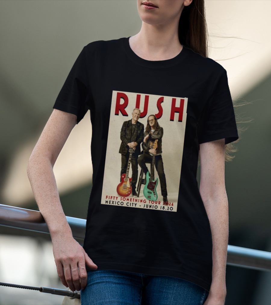 RUSH Mexico City Fifty Catfifty June 19 2026 Show T-Shirt