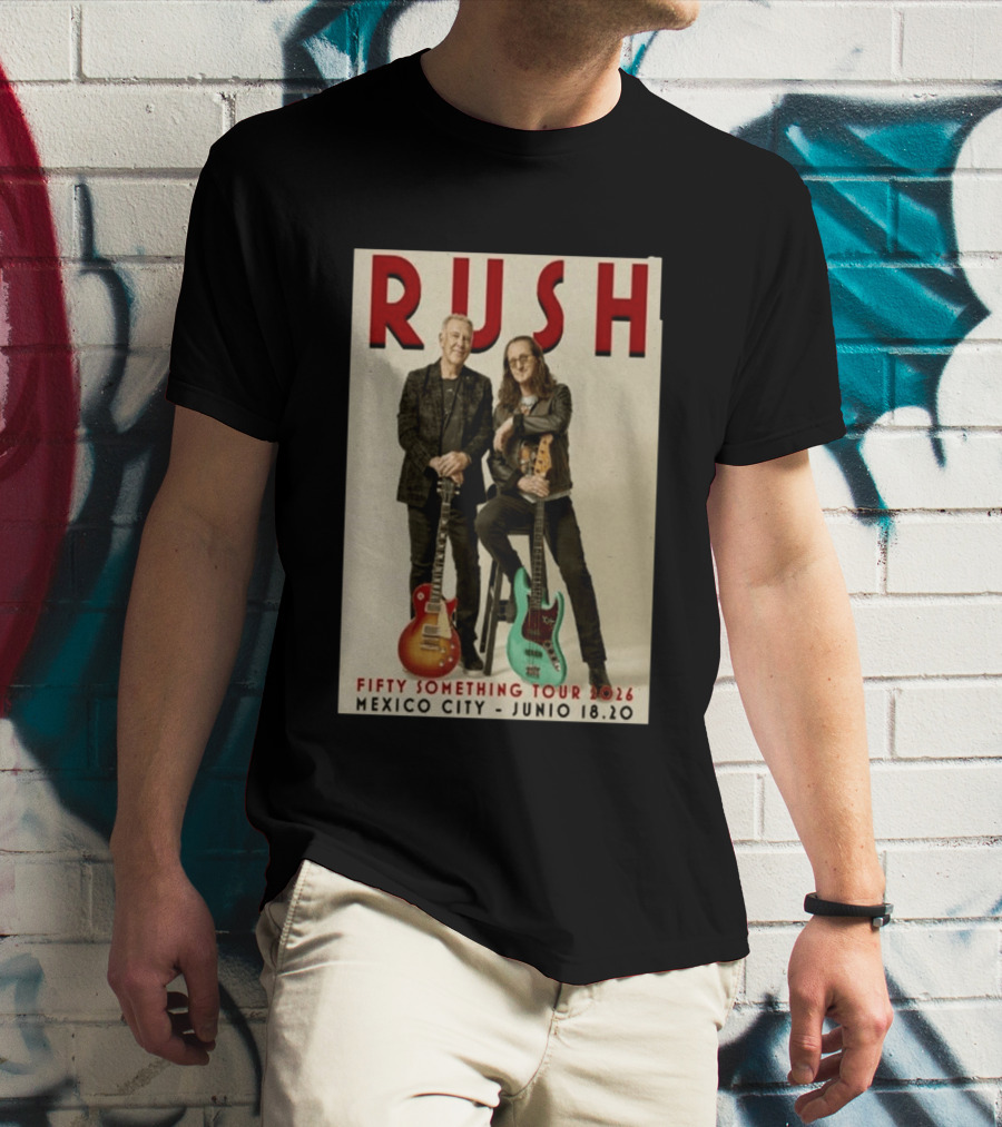 RUSH Mexico City Fifty Catfifty June 19 2026 Show T-Shirt