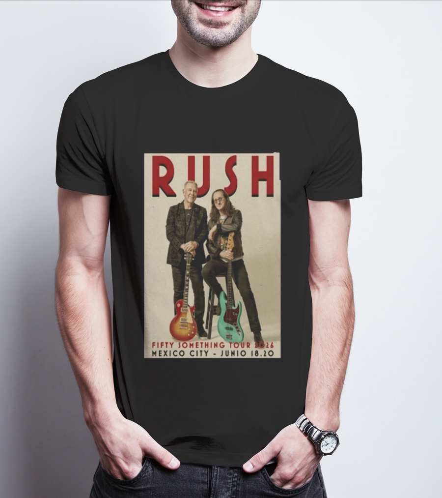 RUSH Mexico City Fifty Catfifty June 19 2026 Show T-Shirt