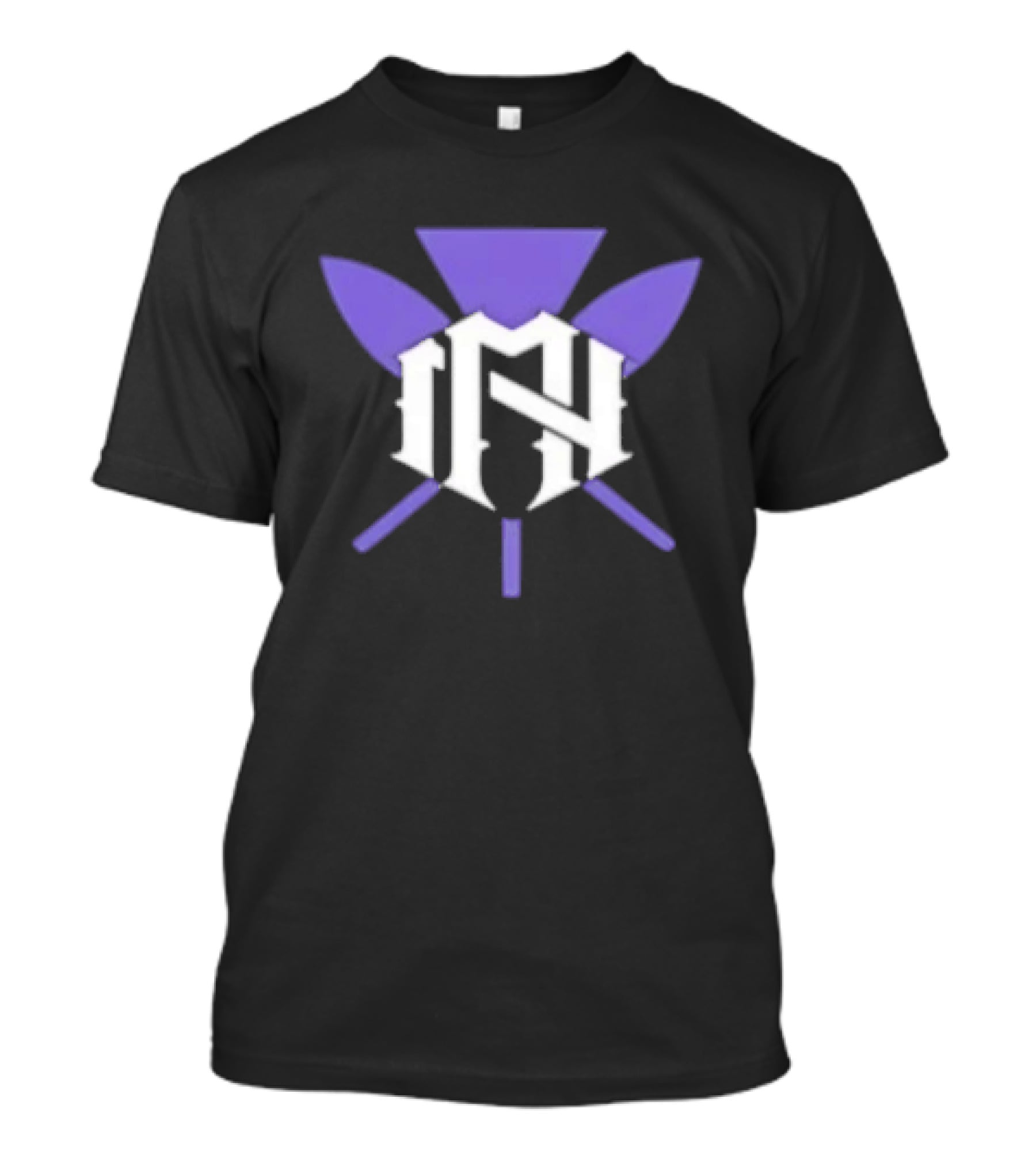 The Nightmarcher NH Purple And White Symbol With Spears T-Shirt
