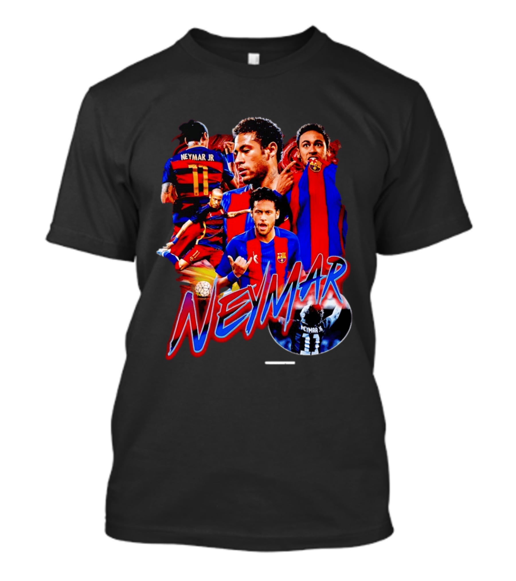 Neymar Jr Barcelona Iconic Football Legend T-Shirt