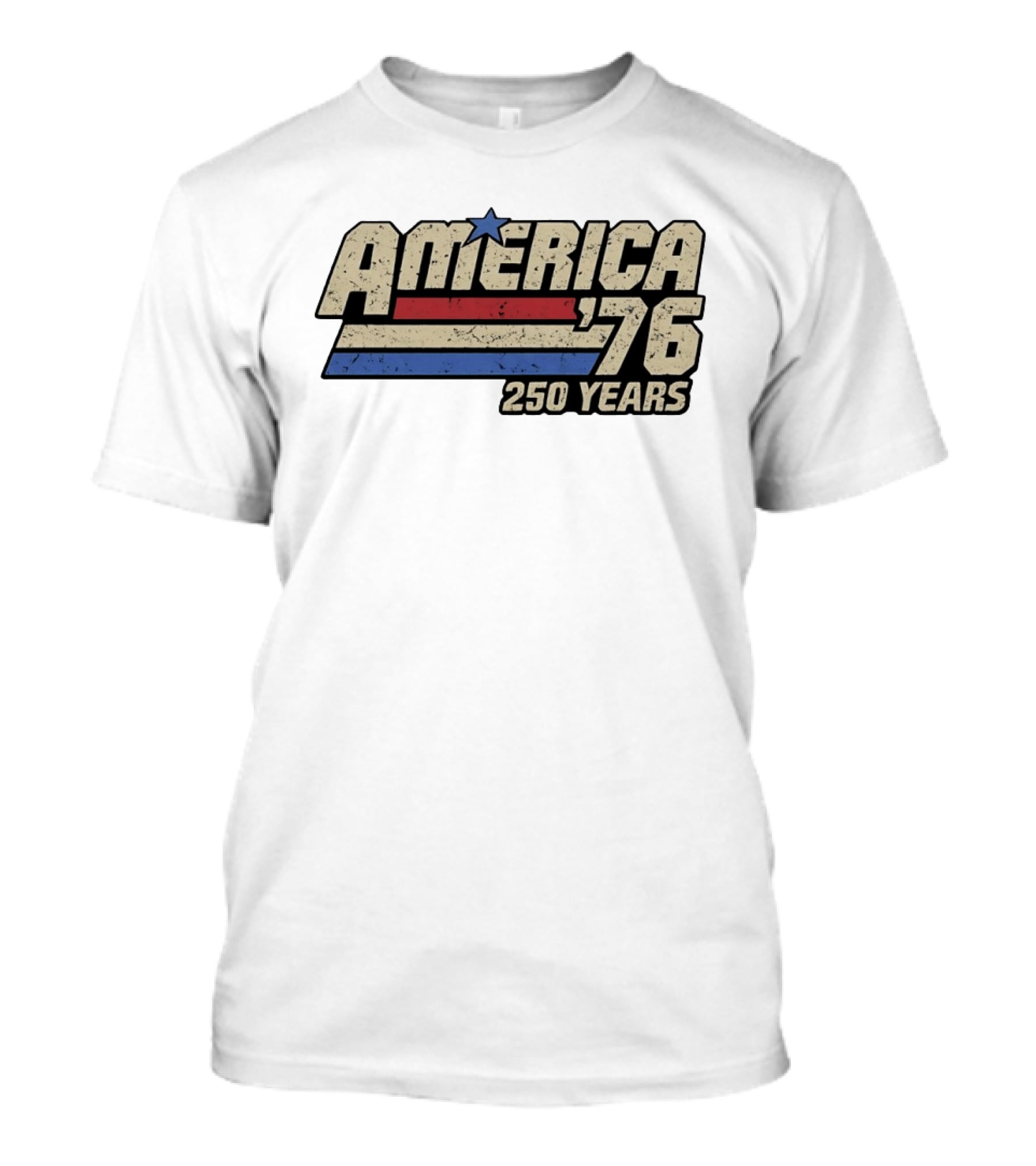 America '76 Vintage Patriotic 250 Years Celebration T-Shirt