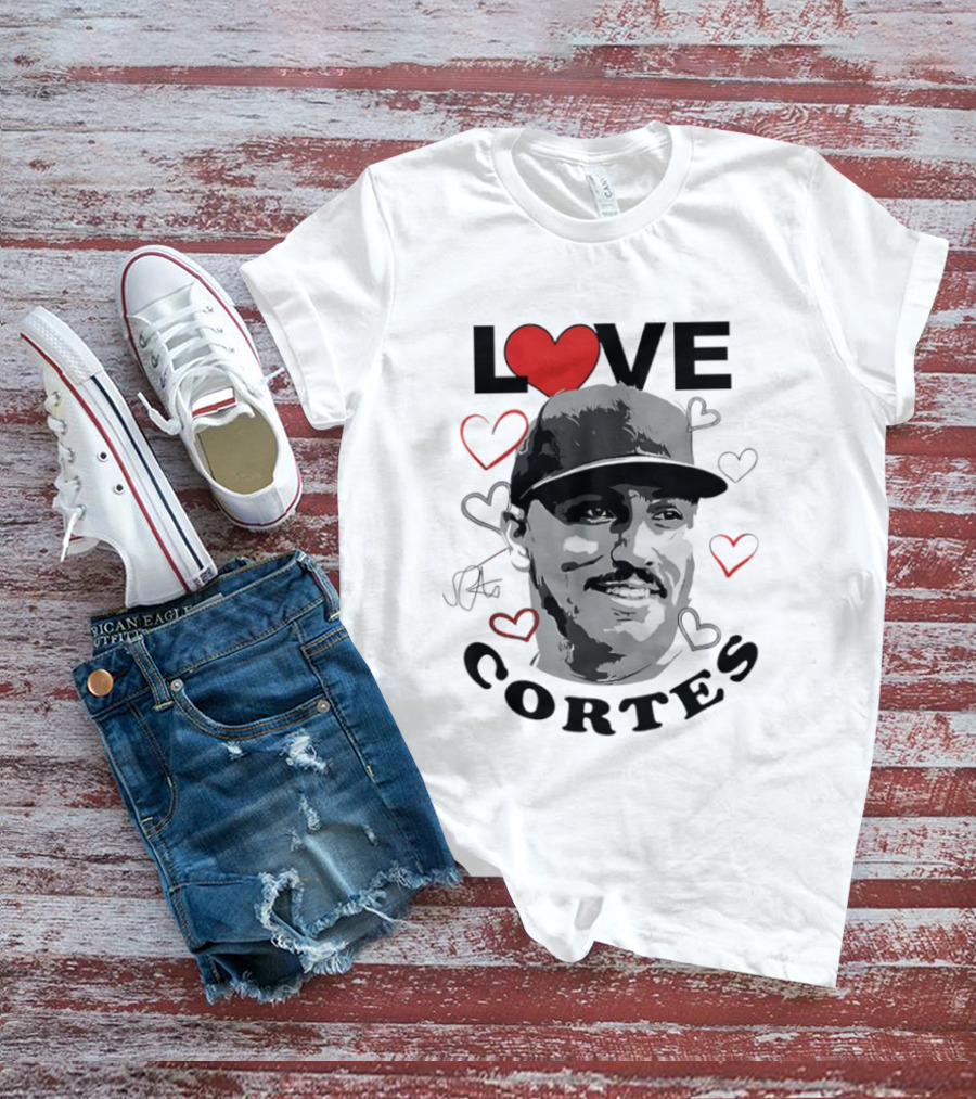 Love Nestor Cortes Yankees Baseball Heart T-Shirt