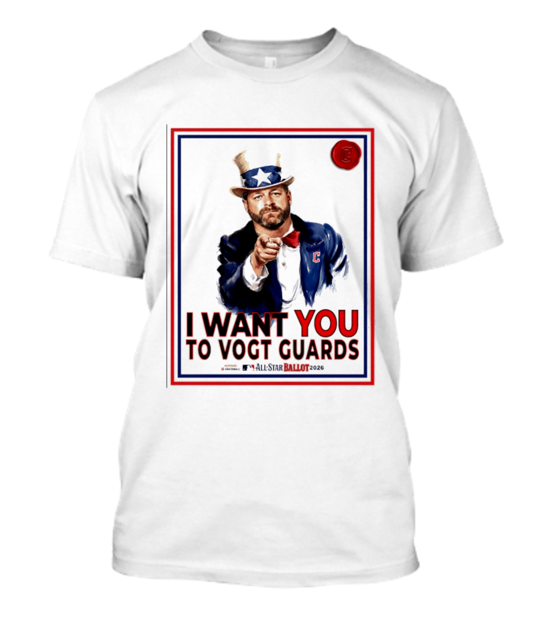 I Want You To Vogt Guards All Star Ballot 2026 T-Shirt