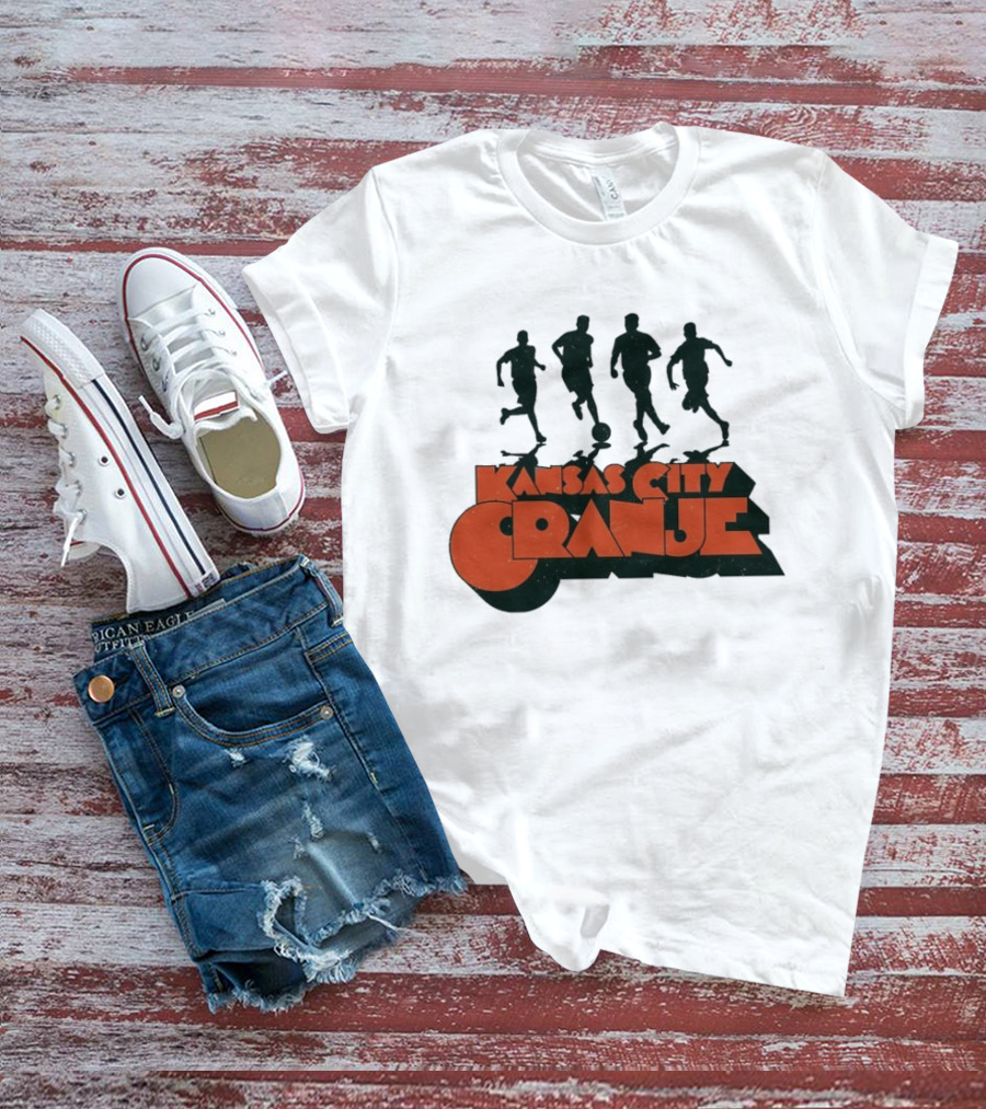 Kansas City Orange Soccer Silhouettes Made Mobb T-Shirt
