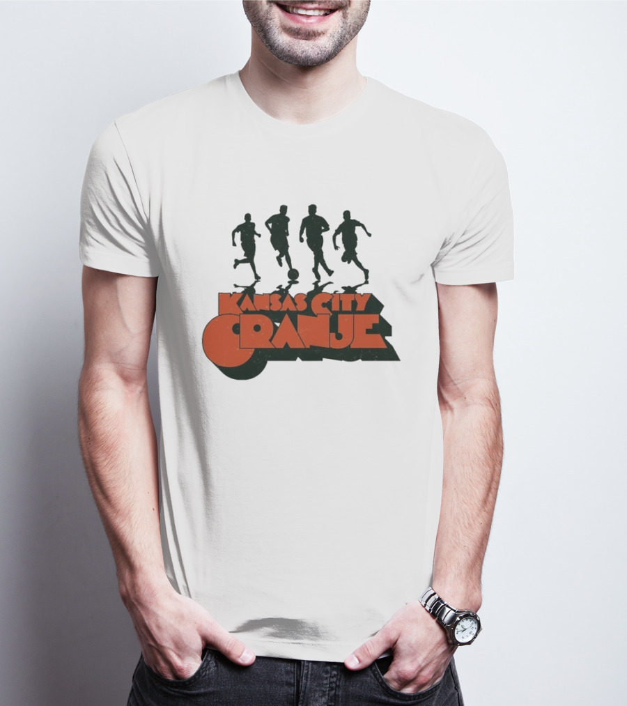 Kansas City Orange Soccer Silhouettes Made Mobb T-Shirt