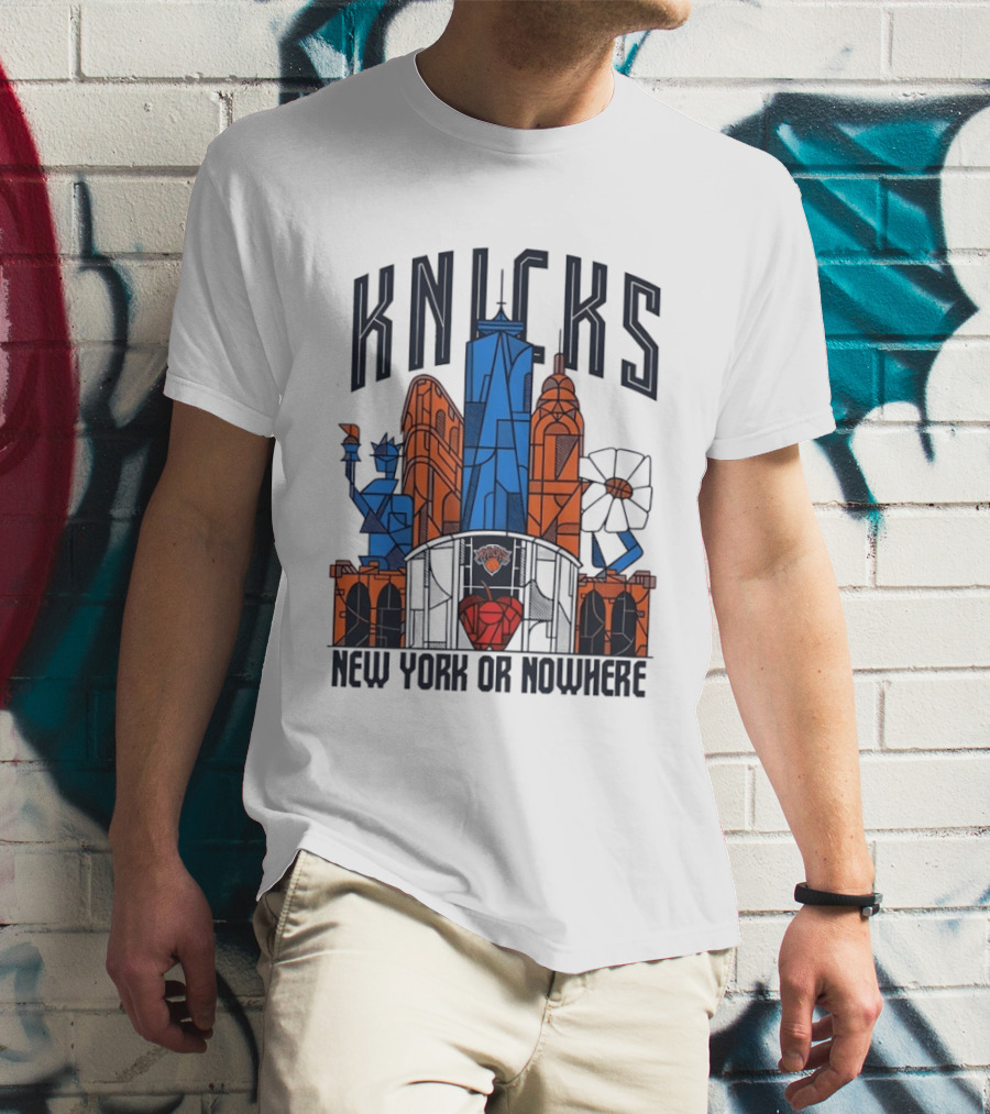 Knicks New York Or Nowhere Skyline 2026 T-Shirt