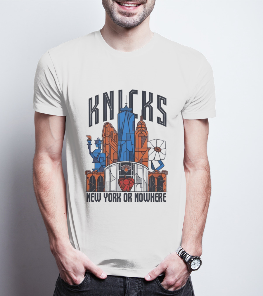 Knicks New York Or Nowhere Skyline 2026 T-Shirt