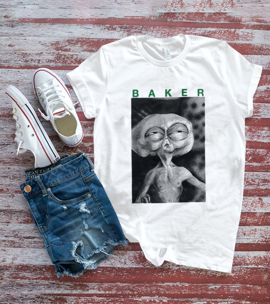 Note Baker Alien Block Busters Extraterrestrial T-Shirt