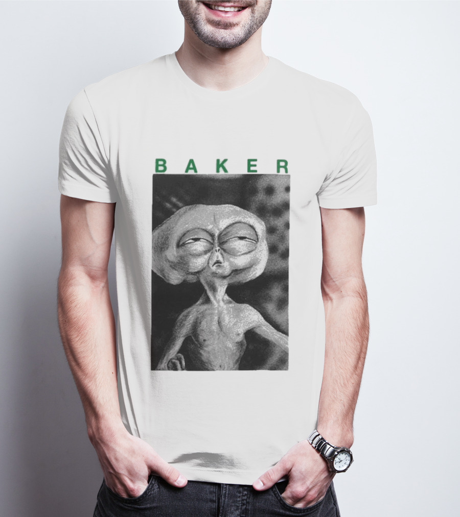 Note Baker Alien Block Busters Extraterrestrial T-Shirt