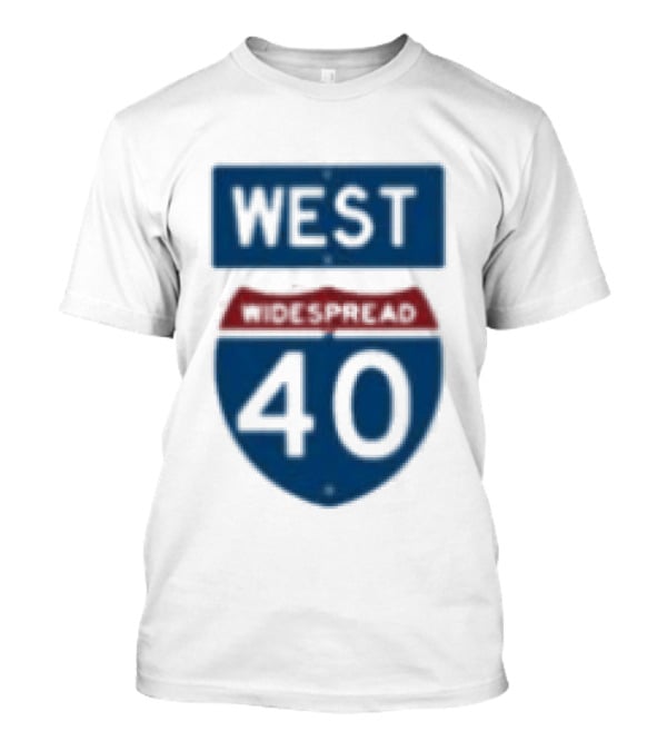 Goin' Out West Tour Summer 2026 Widespread 40 Interstate T-Shirt