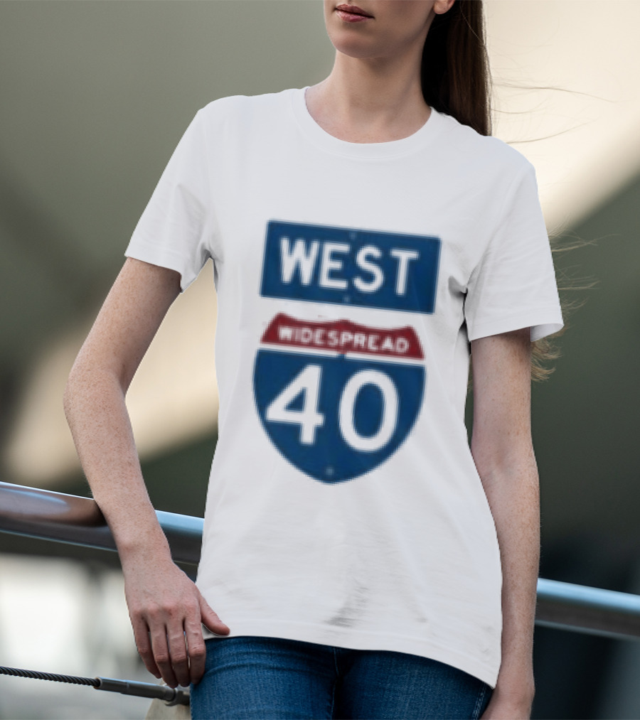 Goin' Out West Tour Summer 2026 Widespread 40 Interstate T-Shirt