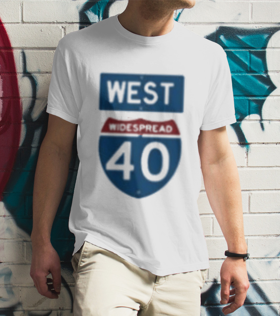 Goin' Out West Tour Summer 2026 Widespread 40 Interstate T-Shirt