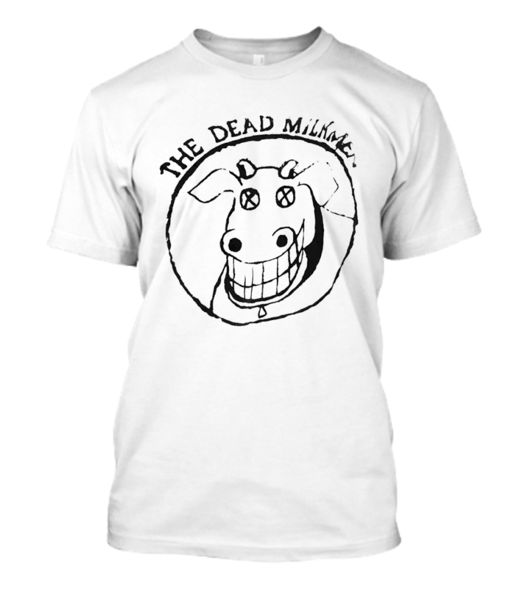 The Dead Milkmen Smiling Cow Drawing T-Shirt