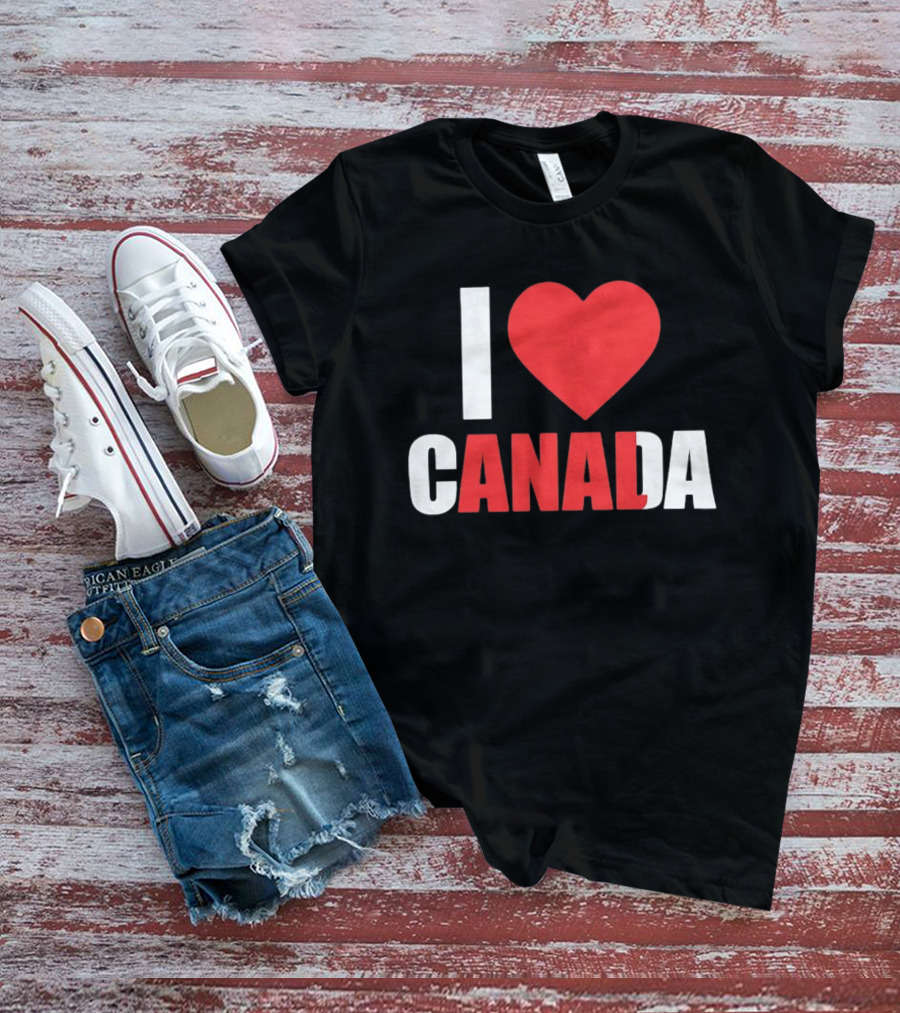 I Love Canada Heart Symbol CANADA T-Shirt