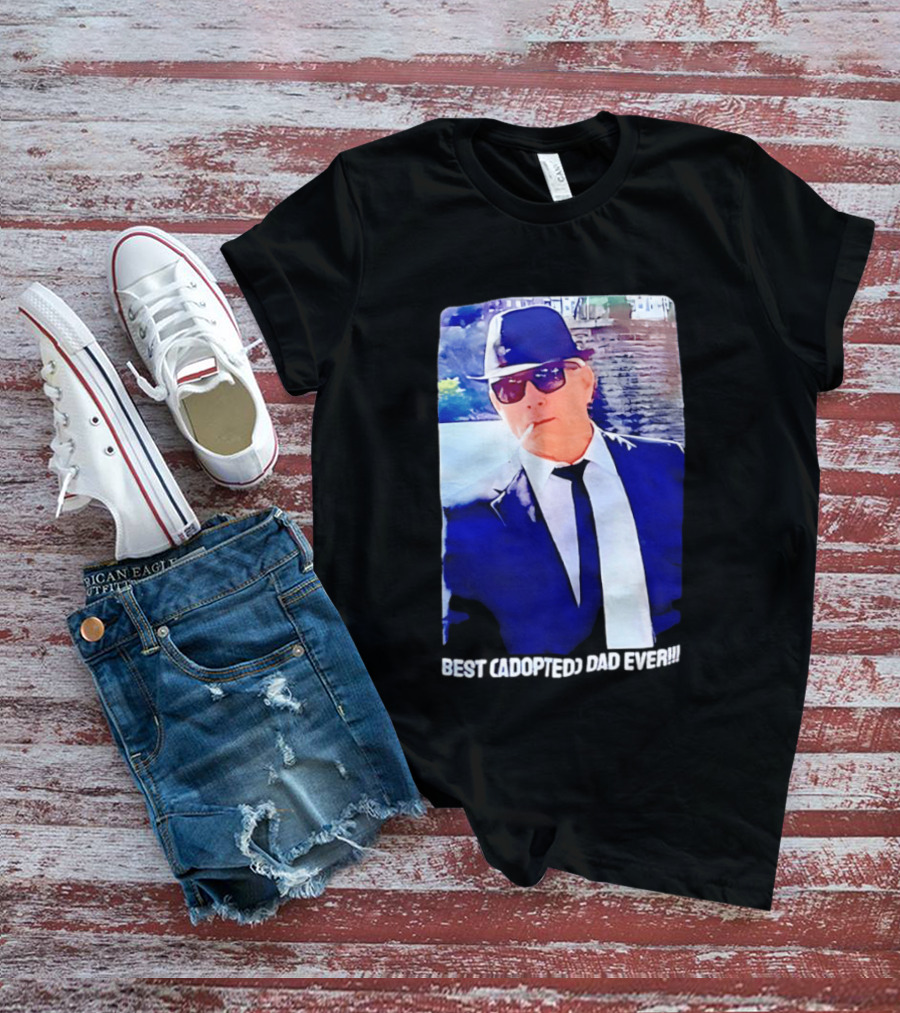 Blues Brothers Best Cadopted Dad Ever T-Shirt