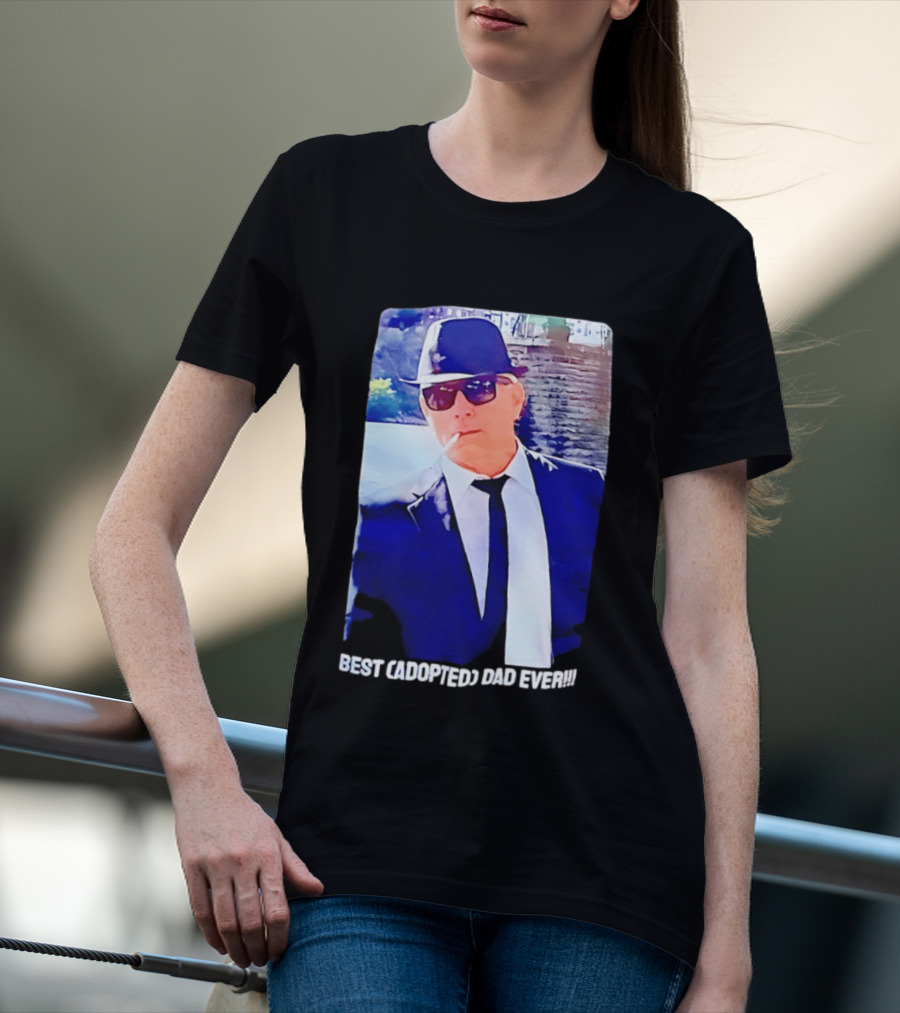 Blues Brothers Best Cadopted Dad Ever T-Shirt