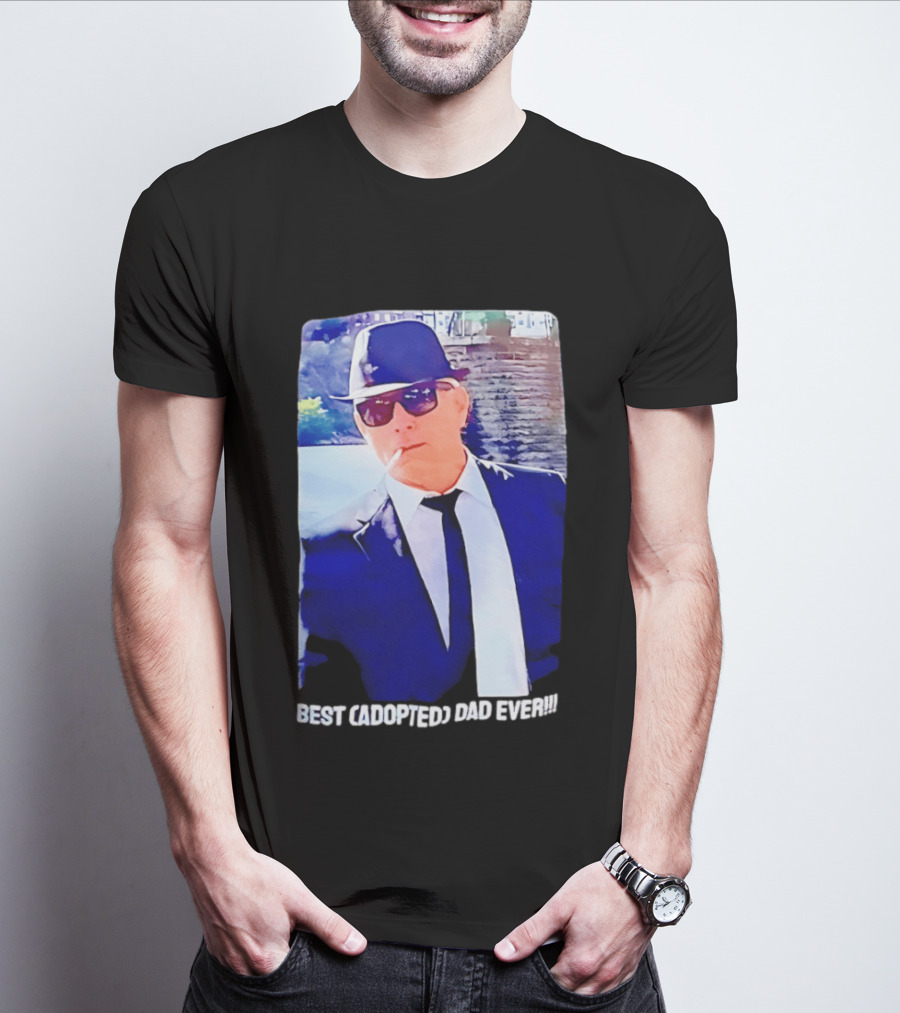 Blues Brothers Best Cadopted Dad Ever T-Shirt